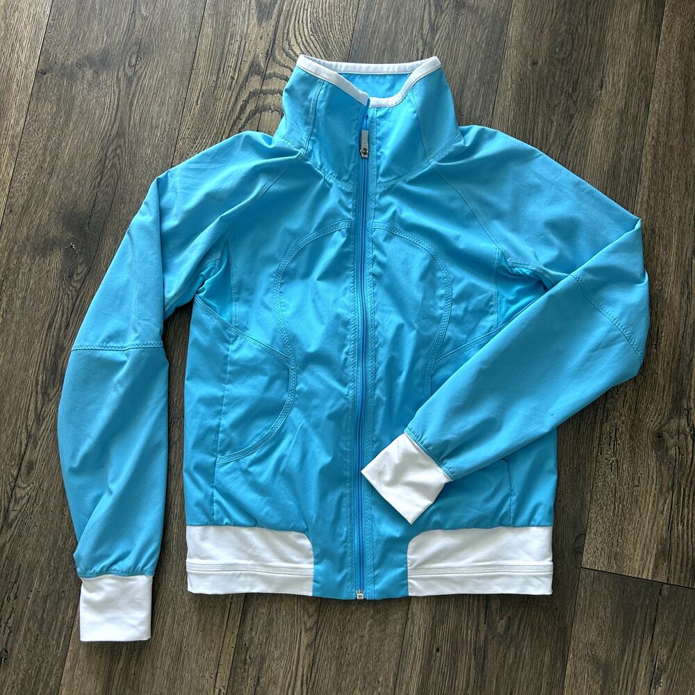 Lululemon Athletica Women´s Track Attack Running Zip Jacket Size 4